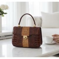 ราคา กระเป๋าถือหนังจระเข้แท้ MIKWANG แบรนด์แท้มือสองนำเข้า (48953588873)