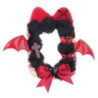 ราคา Top Bat Wing Photocard Case with Bead Chain Devil Bat Wing Photo Card Display Holder Photocard Holder Keychain Bag Pend (46456740976)