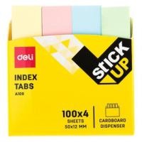 ราคา Deli A109 Sticky Note กระดาษโน๊ตกาว 100x4 ( 5 x 1.2 ซม.) สีพาสเทล (13495380409)