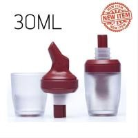 ราคา สินค้าพร้อมส่ง จุกรินเหล้า ที่รินเหล้า จุกรินน้ำหวาน ที่รินน้ำหวาน สีแดง พร้อมฝาปิด ความจุ 30ML อย่างดี (Pourer) (8702525929)