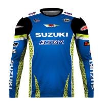 ราคา เสื้อกีฬาแขนยาว ลาย Suzuki Ecstar แบบแห้งเร็ว สําหรับขี่รถจักรยานยนต์ (18877460823)