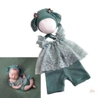 ราคา Jio สาวลูกไม้ทารกแรกเกิดการถ่ายภาพชุดสัตว์หูหมวก 3 ชิ้นชุดภาพเด็ก (58154154552)