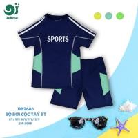 ราคา [8-12y] ชุดว่ายน้ําเด็กแขนกุดเด็กชาย Dokma DB2686 (48256129390)
