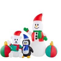 ราคา Arch Snowman Penguin Santa Christmas Air รุ่นการ์ตูน Magic Ball สีสัน Air รุ่น Luminous Air รุ่น Inflatable P2OA (40827863463)