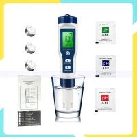 ราคา TDS Meter เครื่องวัดคุณภาพน้ำ PH/EC (Ppm) ปากกาวัดค่า SALT TEMP EZ-9909SP (27104305821)