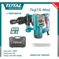 ราคา TOTAL TH2130016 เครื่องสกัดไฟฟ้า สกัดคอนกรีต เครื่องแย็ก 1,300 วัตต์ (19301491105)