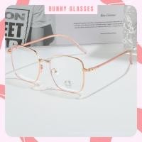 ราคา แว่นสายตาสั้นผู้หญิง 72855 แว่นเหลี่ยมโลหะสามารถเปลี่ยนเลนส์สายตาได้ แว่นสายตาแฟชั่น แว่นตากระต่าย (53756105060)