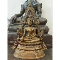 ราคา ✅️#พระบูชาพระพุทธชินราช สำนักปฎิมาสถาน ดินไทยเทปูนทับ ยุคปี 2500 ตอกเลข 15 ที่ซุ้ม หน้าตัก 4นิ้ว สูงรวมซุ้ม 11 นิ้ว (14486969678)