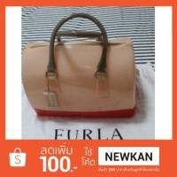 ราคา FURLA​ Candy bag two tone มือสอง​แท้​ (1082390597)