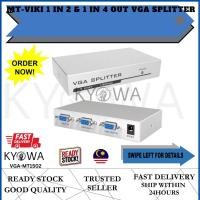 ราคา MT-VIKI 1 IN 2 & 1 IN 4 OUT VGA SPLITTER (VGA-MT) (53305843638)