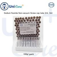ราคา หลอดเก็บตัวอย่างเลือด Sodium fluoride Non-vacuum Screw cap tube 2ml, 3ml (100 หลอด / แพ็ค) (44957131819)