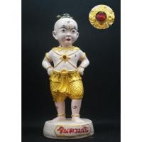 ราคา ( 102 ) 1 ใน 68 องค์ **** กุมารทอง จินดามณี รับทรัพย์ พ่นสีไข่ไก่ ขนาดบูชา เนื้อเรซิ่น หลวงพ่อสาคร วัดหนองกรับ ปี 2569 (57155905631)