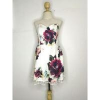 ราคา 86. Jaspal size M เดรสเกาะอกผ้าลินินลายดอกไม้ (24705392346)
