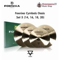 ราคา ฉาบชุด Foenixa Oasis Cymbals Pack ชุด 5 ชิ้น (HH14,16,18,R20) (26784619085)