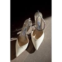 ราคา USED JIMMY CHOO Saeda รองเท้าแต่งงาน ส้นสูง 3“ size 36.5 สภาพ 95% (26073434842)
