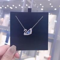 ราคา Swarovski Beating Swan Heart Necklace Ladies Swarovski Elements Crystal Chain (51003675938)