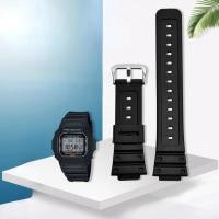 ราคา สายนาฬิกาซิลิโคนสําหรับ Casio G-SHOCK GW-5000 DW-5600E BBN M5610 กันน้ํา Sweatproof ยางสีดํานาฬิกาอุปกรณ์เสริม 16 มม. (44423643073)