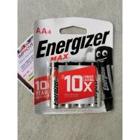 ราคา ความจุสูง ถ่าน AA/AAAพร้อมส่ง-ENERGIZER ถ่าน อัลคาไลน์ รุ่น MAX ขนาด AA -E91 แพ็ค 4 (26257449431)