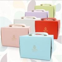 ราคา กล่องเค้ก ปอนด์ 1 - 2 - 3ปอนด์ หูหิ้ว พร้อมฐานรองเค้ก ราคาต่อ1ใบ (PP3) (10922366718)