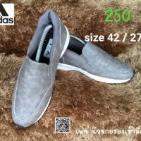 ราคา รองเท้ามือสอง adidas ของแท้ % สภาพนางฟ้านุ่มใส่สบาย size 42 / 27 cm (7151481224)