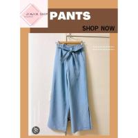 ราคา กางเกงขากว้าง ผ่าข้าง CECIL McBEE (มือสองงานคัด สภาพใหม่) (24269660565)