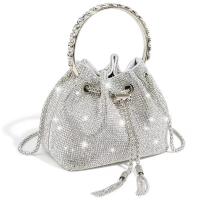 ราคา กระเป๋าสะพายข้างแบบ messenger กะทัดรัด พร้อมประดับคริสตัลrhinestone (50255468174)