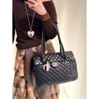 ราคา Chanel Chanel Chanel all black Copeng all black Airport Bag ยุคกลางสีดําล้วน Kangpeng black Samurai xxl Airport Bag (54257091060)