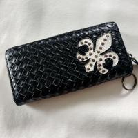 ราคา กระเป๋าสตางค์ใบยาว ลายสาน มือสอง (20749939641)