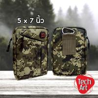 ราคา ส่งเร็ว กระเป๋าผ้าคาดเอวลายพรางลายทหาร สอดเข็มขัด ใส่มือถือ 3 ช่อง 3 ซิป (44024892482)
