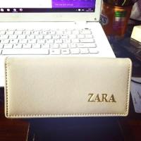 ราคา ZARA กระเป๋าสตางค์สีครีมซาร่า (8115617384)