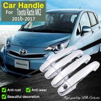 ราคา for Toyota Ractis XP120 Verso-S Space Verso Subaru Trezia 2010~2017 Chrome Door Handle Cover Car Ac (42327907411)