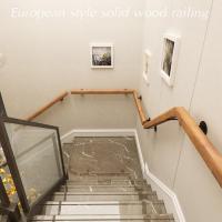 ราคา ราวบันไดไม้ติดผนังสำเร็จรูป ราวบันไดเหล็ก ราวบันไดไม้เนื้อแข็ง (23345112959)