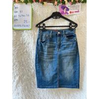 ราคา GUESS กระโปรงยีนทรงเอ (24158457227)