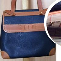 ราคา กระเป๋าสะพาย กระเป๋าหนังแท้ กระเป๋าแบรนด์ ELLE (1598623868)