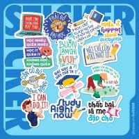 ราคา [ม05] สติ๊กเกอร์กวนๆสําหรับนักเรียนตกแต่งสมุดโน๊ตปากกา | สติ๊กเกอร์ดีไซน์พิเศษ (41263487260)
