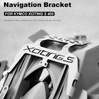 ราคา For Kymco Xciting S 400 XCITING S400 Motorcycle Accessories Phone Holder GPS Mount Navigation Brack (47455318664)