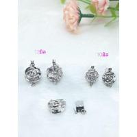 ราคา ตะขอสร้อยคอ-สร้อยข้อมือ ลายดอกไม้ประดับเพชรczสินค้ามีพร้อมส่ง (10806413128)