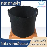 ราคา Home007 กระถางผ้า ถุงผ้าปลูกต้นไม้ สีดำ ถุงปลูกต้นไม้ กระถางปลูกต้นไม้ กระถางต้นไม้ โตไว รากแข็งแรง มีหูหิ้ว Grow Bags (42011143225)