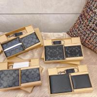 ราคา OKB Luxury goods Cocc Mens Wallet Small Folding Womens Wallet Long Womens Wallet set 3 in (27842333463)