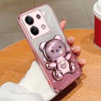 ราคา ปลอก Xiaomi Redmi Note 13 Pro 4G 5G Note 13R 13 Pro Plus Note 13 Pro + Poco M6 Pro 4G Poco X6 5G X6 Neo น่ารัก 3D Baby Bear Stand Bracket Glitter Powder Soft โทรศัพท์ป้องกันกรณี (25819366917)