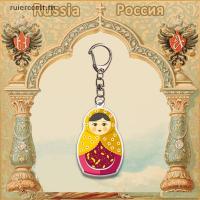 ราคา # RUIE # พวงกุญแจตุ๊กตา Babushka รัสเซีย St. Petersburg Architecture อะคริลิค Key Ring Bapa จี้เครื่องประดับตกแต่งพวงกุญแจรถของขวัญ (52157054558)