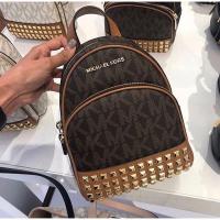 ราคา Michael Kors Abbey XS Studded Backpack กระเป๋าป้มินิ (883459767)