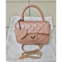 ราคา กระเป๋าพิมมี่แท้ Pimmy 8นิ้ว หน้าหัวใจ สีชมพูมุก (7245186875)