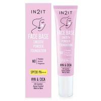 ราคา east In2IT face base smooth powder foundation 30g. รองพื้นเนื้อแป้ง ไม่มีน้ำหอม แอลกอฮอล คุมมัน คุมสิว (29329330926)
