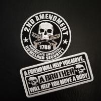 ราคา ตัวรีดติดเสื้อ อาร์มหัวกะโหลก งานปัก งานdiy (23131328475)