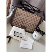 ราคา สินค้าพร้อมส่ง NewGucci Canvas Flap Messenger Bag Size 11 x 7 x 3.5 นิ้ว สวย เรียบ หรู ราคาดีมากก (23330855025)