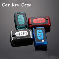 ราคา TPU Leather 2/3 Buttons Car Remote Key Case Cover for Citroen C2 C3 C4 C5 C6 C8 for Peugeot 107 207 307 307S 308 407 607 (21894447857)