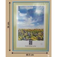 ราคา กรอบรูปสีฟ้า56x40.5cm. กรอบรูป56x40.5cm.สีฟ้า กรอบรูปแขวนผนัง แต่งบ้านสไตล์มินิมอล (54356086177)