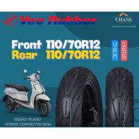 ราคา ยางรถมอเตอร์ไซค์ Vee Rubber รุ่น VRM155 ขนาด 110/70R12 ปี24 TL (สำหรับรถ GRAD FILANO HYBID CONNECTED 2024) (29873229633)
