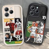 ราคา เคสสําหรับ INFINIX HOT 40 INFINIX HOT 40 Pro เคสซิลิโคนน่ารัก CR7 เคสกันกระแทก (54007177757)